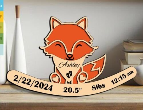 letrero-de-anuncio-de-nacimiento-de-bebe-creativo-digital Letrero De Anuncio De Nacimiento De Bebe Creativo Digital